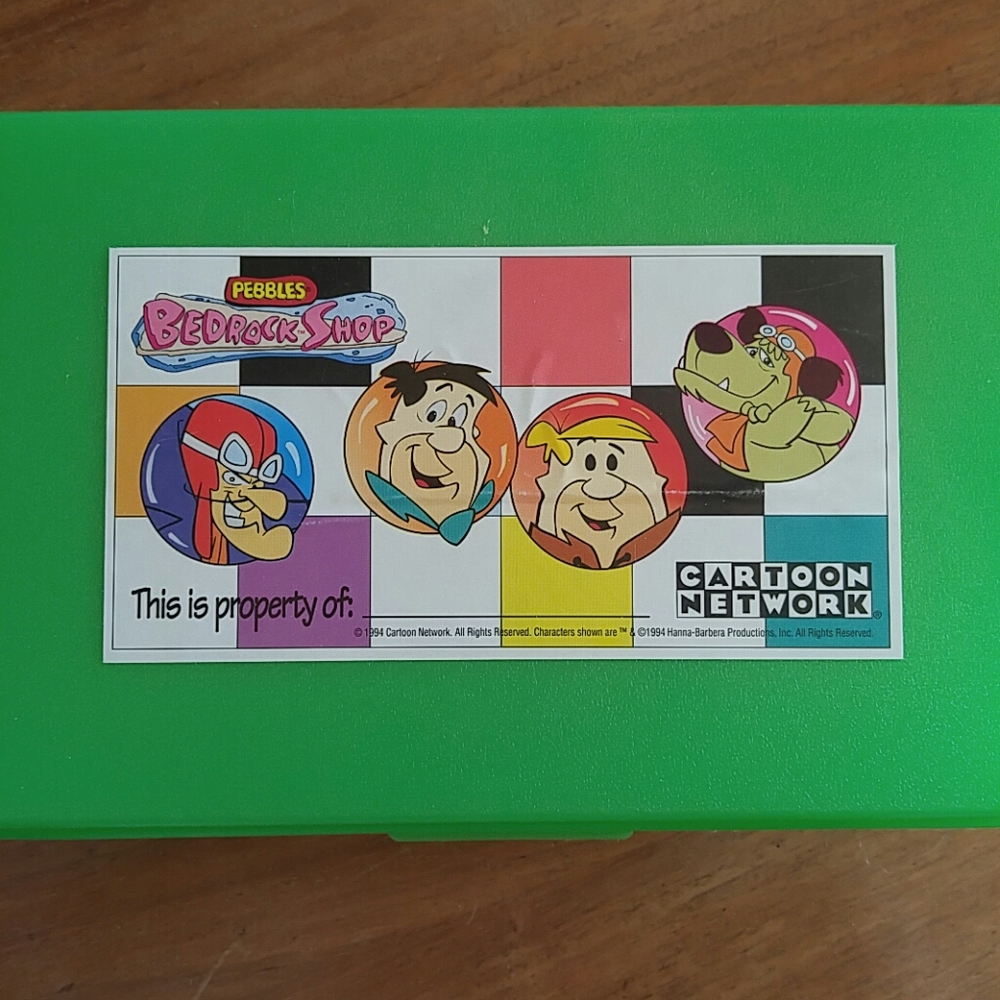 Flintstone and jetsons pencil box